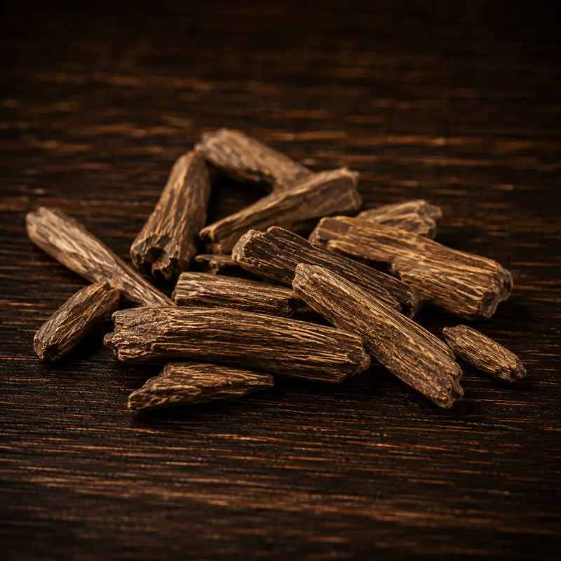 Close-up of Daqat Moroki pieces with rich natural texture